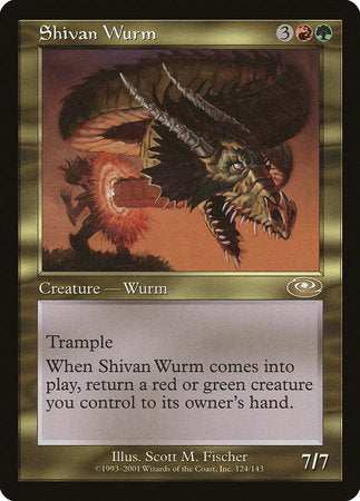Shivan Wurm [Planeshift] | Arkham Games and Comics