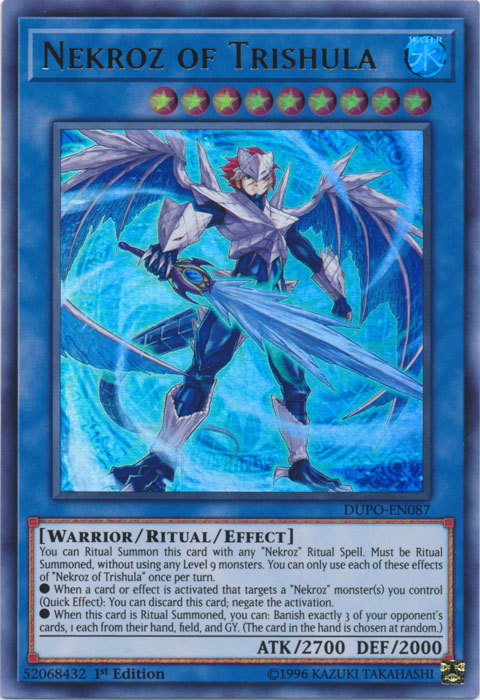 Nekroz of Trishula [DUPO-EN087] Ultra Rare | Arkham Games and Comics