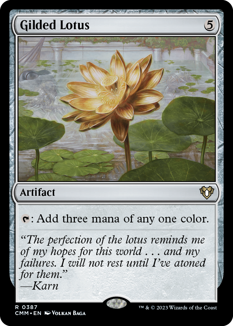Gilded Lotus [Commander Masters] | Arkham Games and Comics