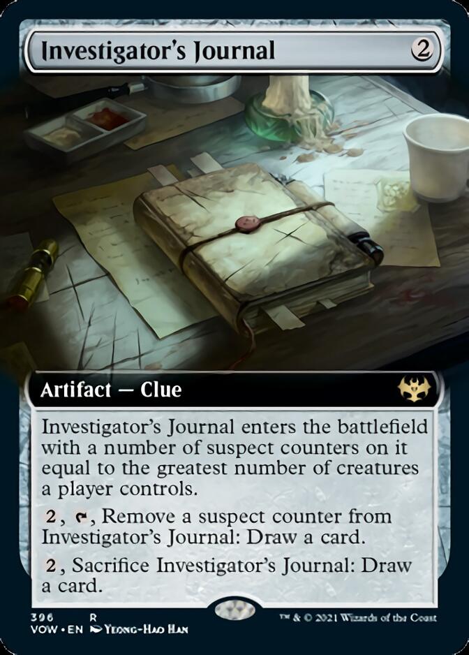 Investigator's Journal (Extended) [Innistrad: Crimson Vow] | Arkham Games and Comics