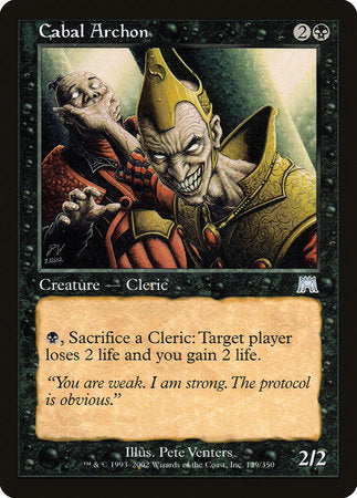 Cabal Archon [Onslaught] | Arkham Games and Comics