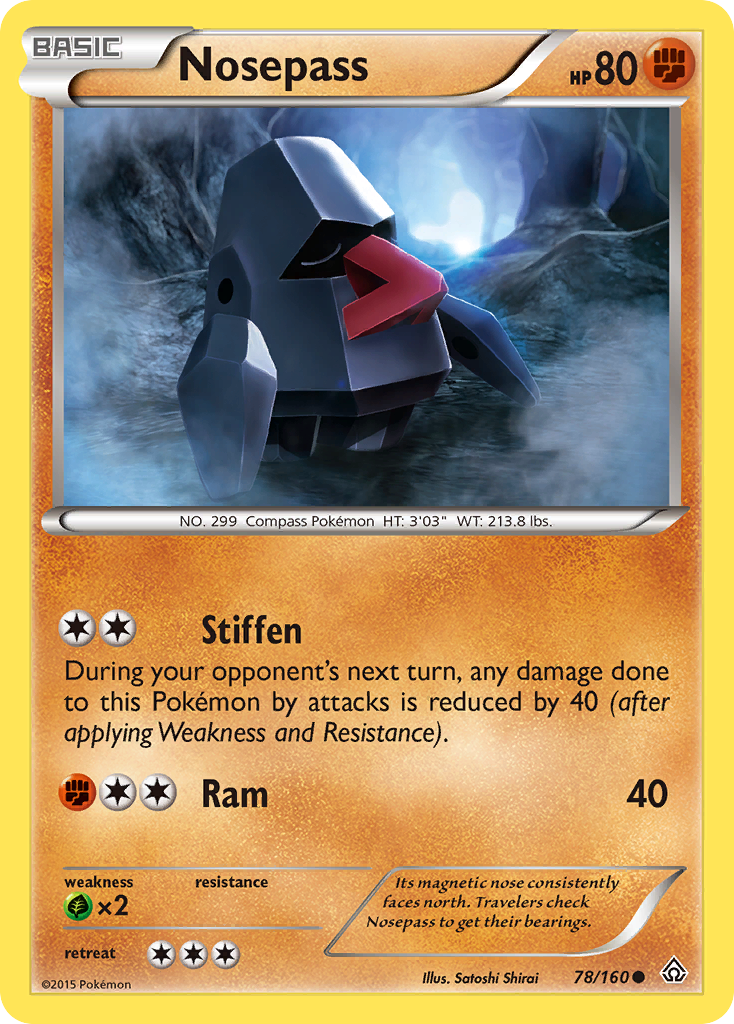 Nosepass (78/160) [XY: Primal Clash] | Arkham Games and Comics