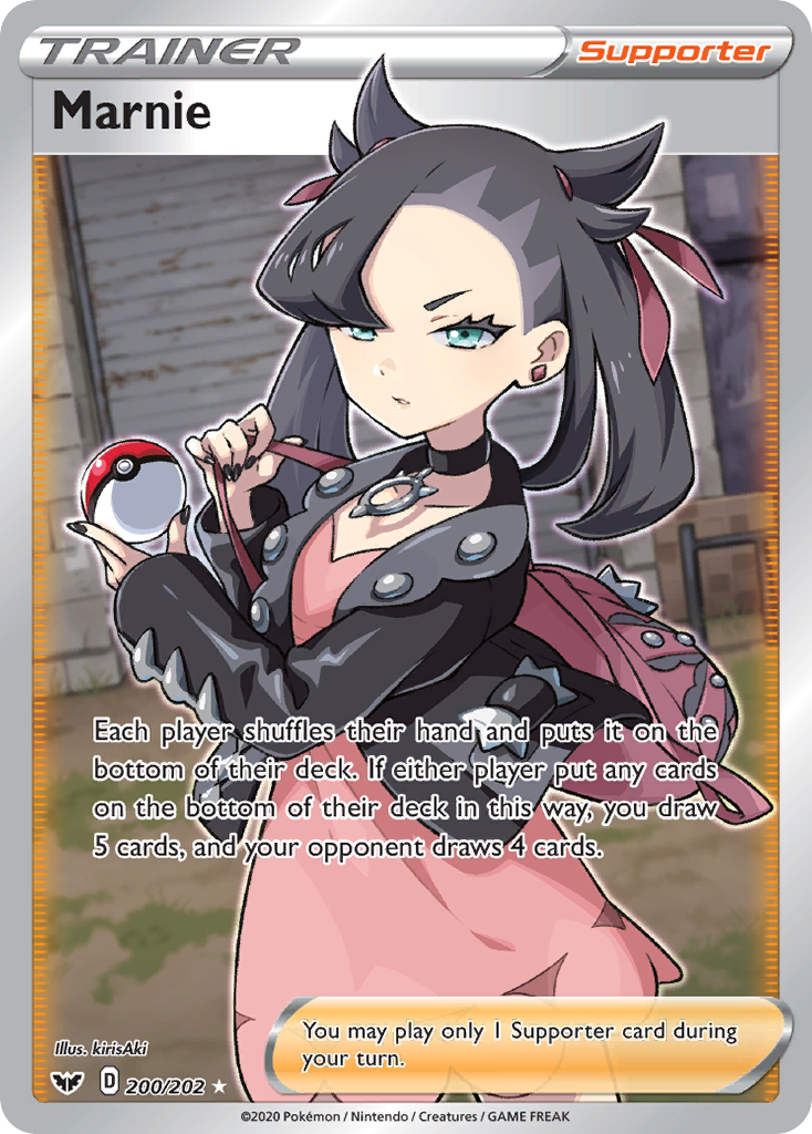 Marnie (200/202) [Sword & Shield: Base Set] | Arkham Games and Comics