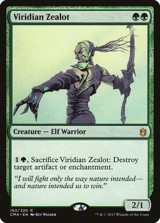 Viridian Zealot [Commander Anthology] | Arkham Games and Comics