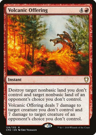 Volcanic Offering [Commander Anthology Volume II] | Arkham Games and Comics