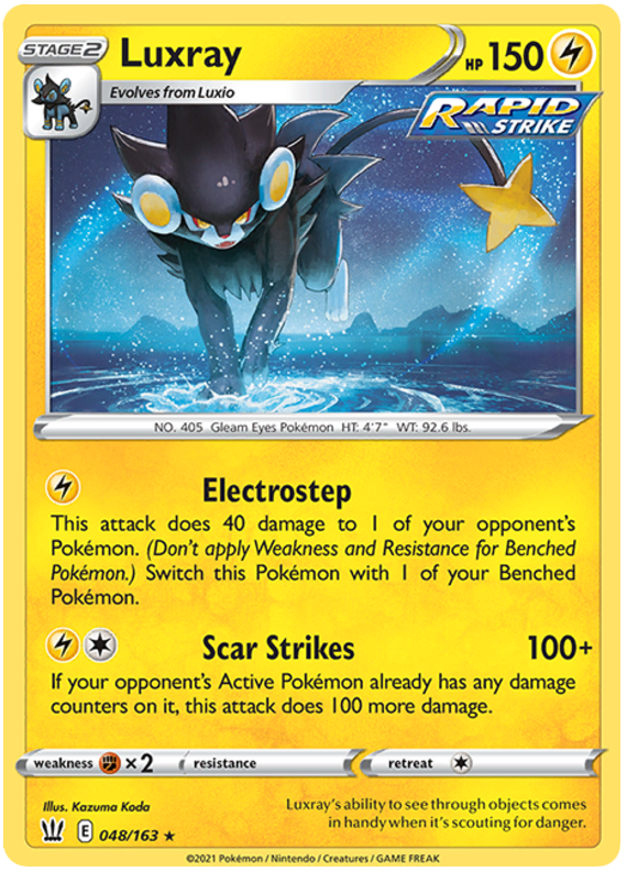 Luxray (048/163) [Sword & Shield: Battle Styles] | Arkham Games and Comics