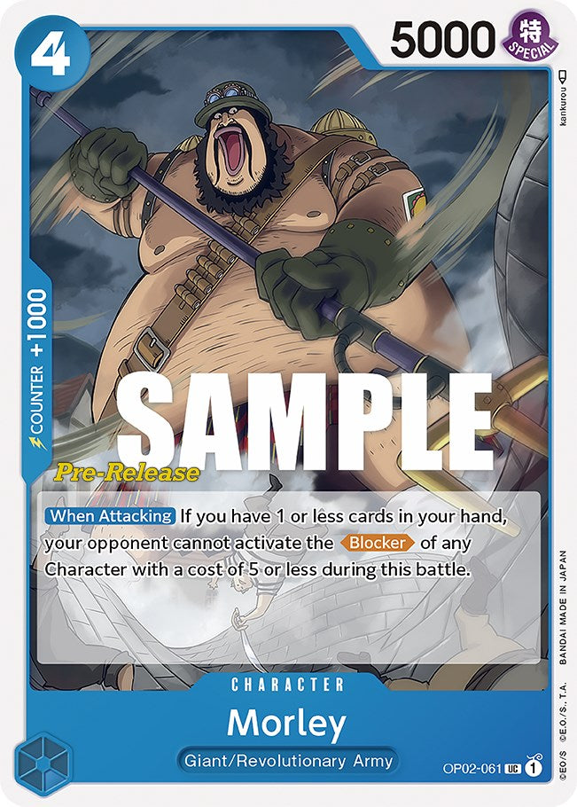 Morley [Paramount War Pre-Release Cards] | Arkham Games and Comics