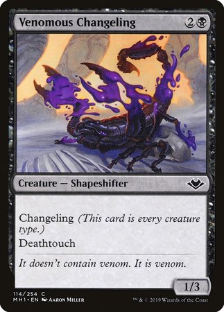 Venomous Changeling [Modern Horizons] | Arkham Games and Comics