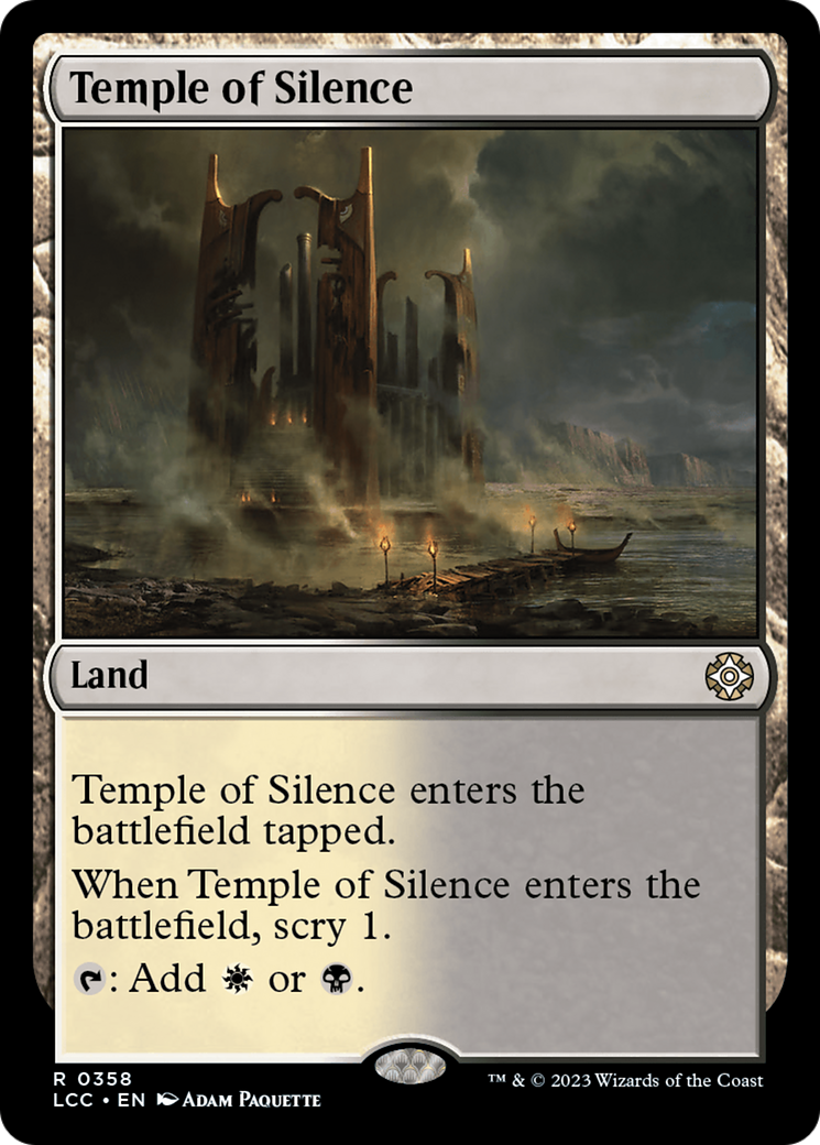 Temple of Silence [The Lost Caverns of Ixalan Commander] | Arkham Games and Comics