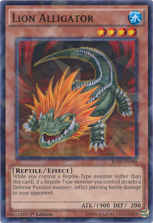 Lion Alligator [BP03-EN089] Shatterfoil Rare | Arkham Games and Comics