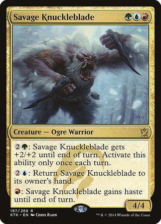 Savage Knuckleblade [Khans of Tarkir] | Arkham Games and Comics