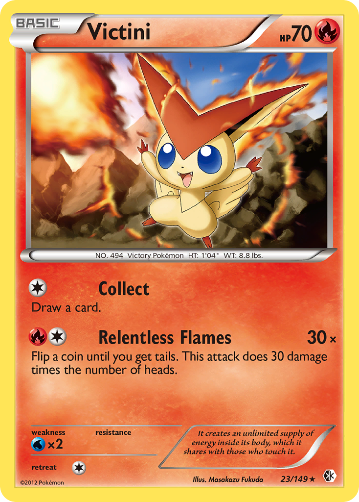 Victini (23/149) [Black & White: Boundaries Crossed] | Arkham Games and Comics