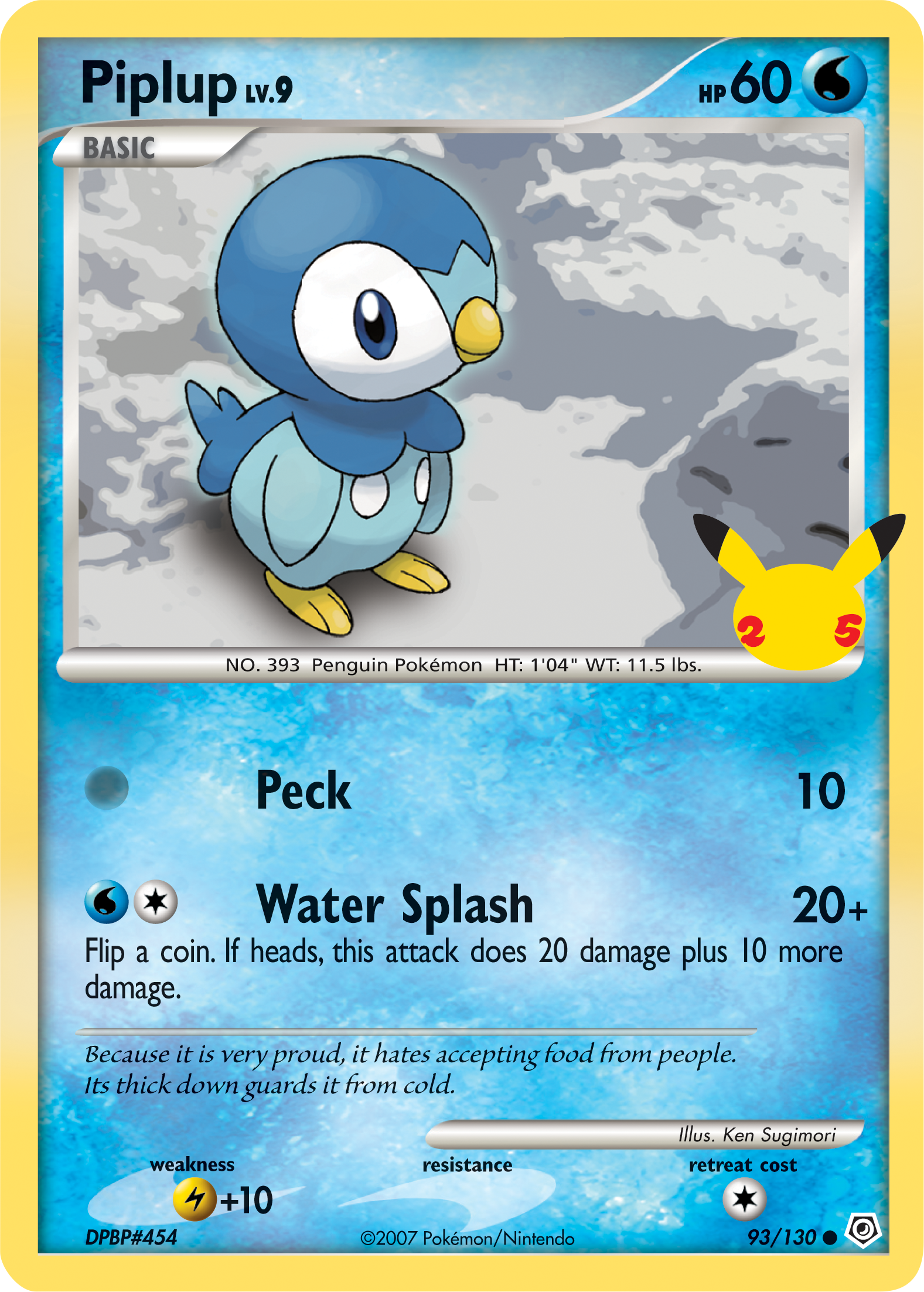 Piplup (93/130) [First Partner Pack] | Arkham Games and Comics