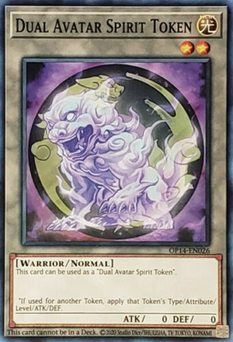 Dual Avatar Spirit Token [OP14-EN026] Super Rare | Arkham Games and Comics