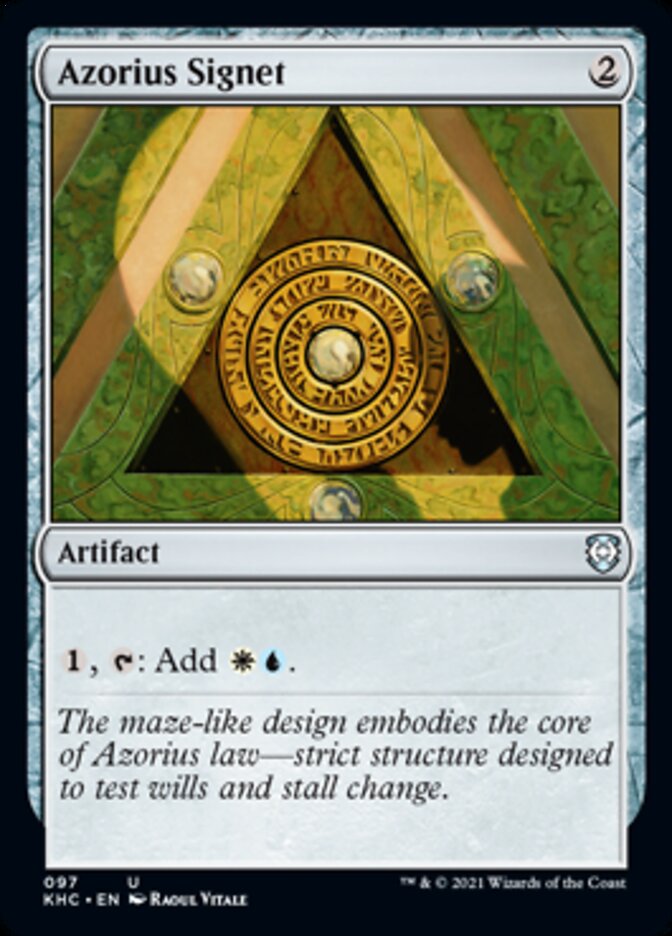 Azorius Signet [Kaldheim Commander] | Arkham Games and Comics