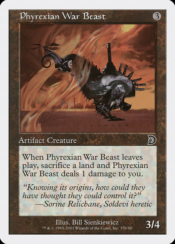 Phyrexian War Beast (Signature on Right) [Deckmasters] | Arkham Games and Comics