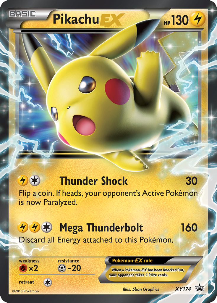 Pikachu EX (XY174) [XY: Black Star Promos] | Arkham Games and Comics