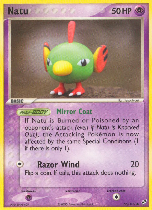 Natu (66/107) [EX: Deoxys] | Arkham Games and Comics