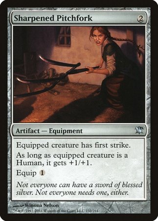 Sharpened Pitchfork [Innistrad] | Arkham Games and Comics