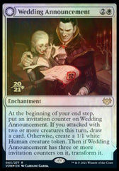 Wedding Announcement // Wedding Festivity [Innistrad: Crimson Vow Prerelease Promos] | Arkham Games and Comics