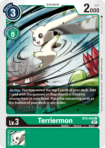 Terriermon [BT8-046] [New Awakening] | Arkham Games and Comics