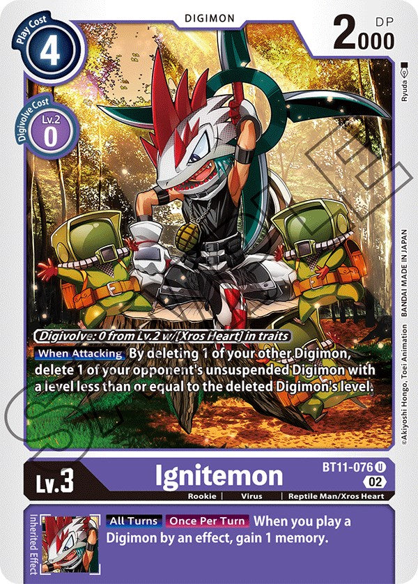 Ignitemon [BT11-076] [Dimensional Phase] | Arkham Games and Comics