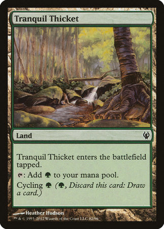 Tranquil Thicket [Duel Decks: Izzet vs. Golgari] | Arkham Games and Comics