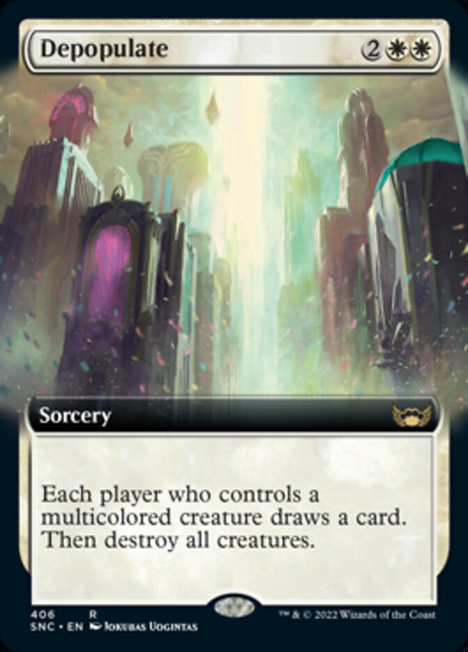 Depopulate (Extended Art) [Streets of New Capenna] | Arkham Games and Comics