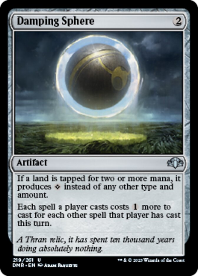 Damping Sphere [Dominaria Remastered] | Arkham Games and Comics