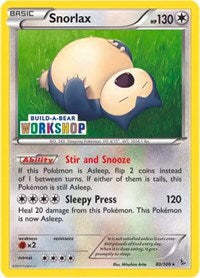 Snorlax (80/106) (Build-a-Bear Workshop Exclusive) [XY: Flashfire] | Arkham Games and Comics