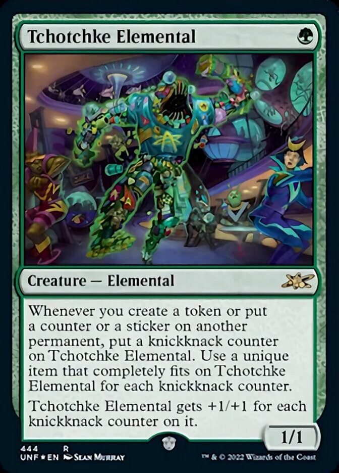 Tchotchke Elemental (Galaxy Foil) [Unfinity] | Arkham Games and Comics