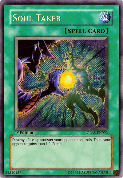 Soul Taker [GLAS-EN092] Secret Rare | Arkham Games and Comics