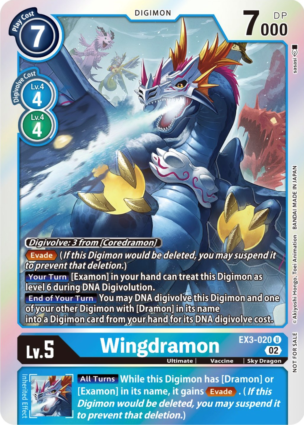 Wingdramon [EX3-020] (Alternate Art) [Draconic Roar] | Arkham Games and Comics