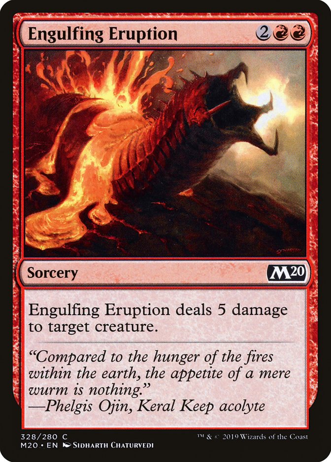 Engulfing Eruption [Core Set 2020] | Arkham Games and Comics