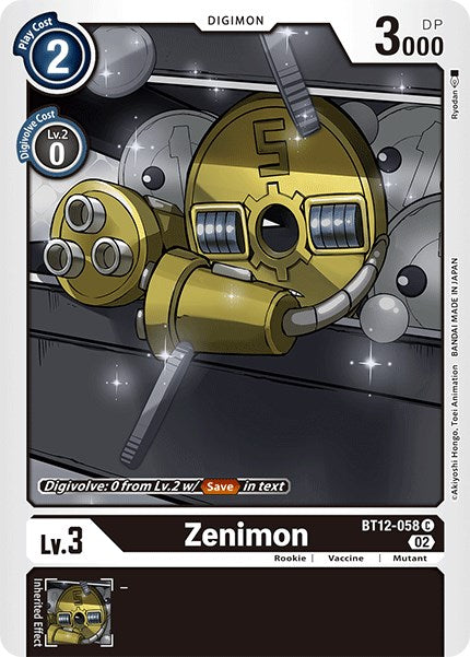 Zenimon [BT12-058] [Across Time] | Arkham Games and Comics