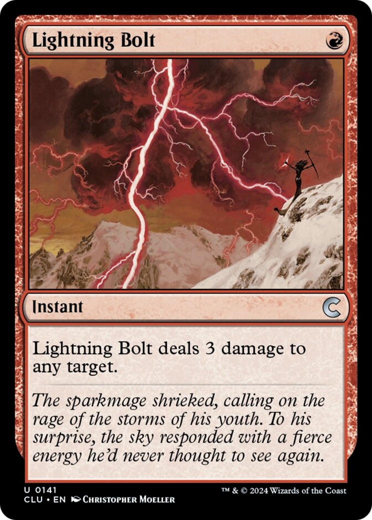 Lightning Bolt [Ravnica: Clue Edition] | Arkham Games and Comics