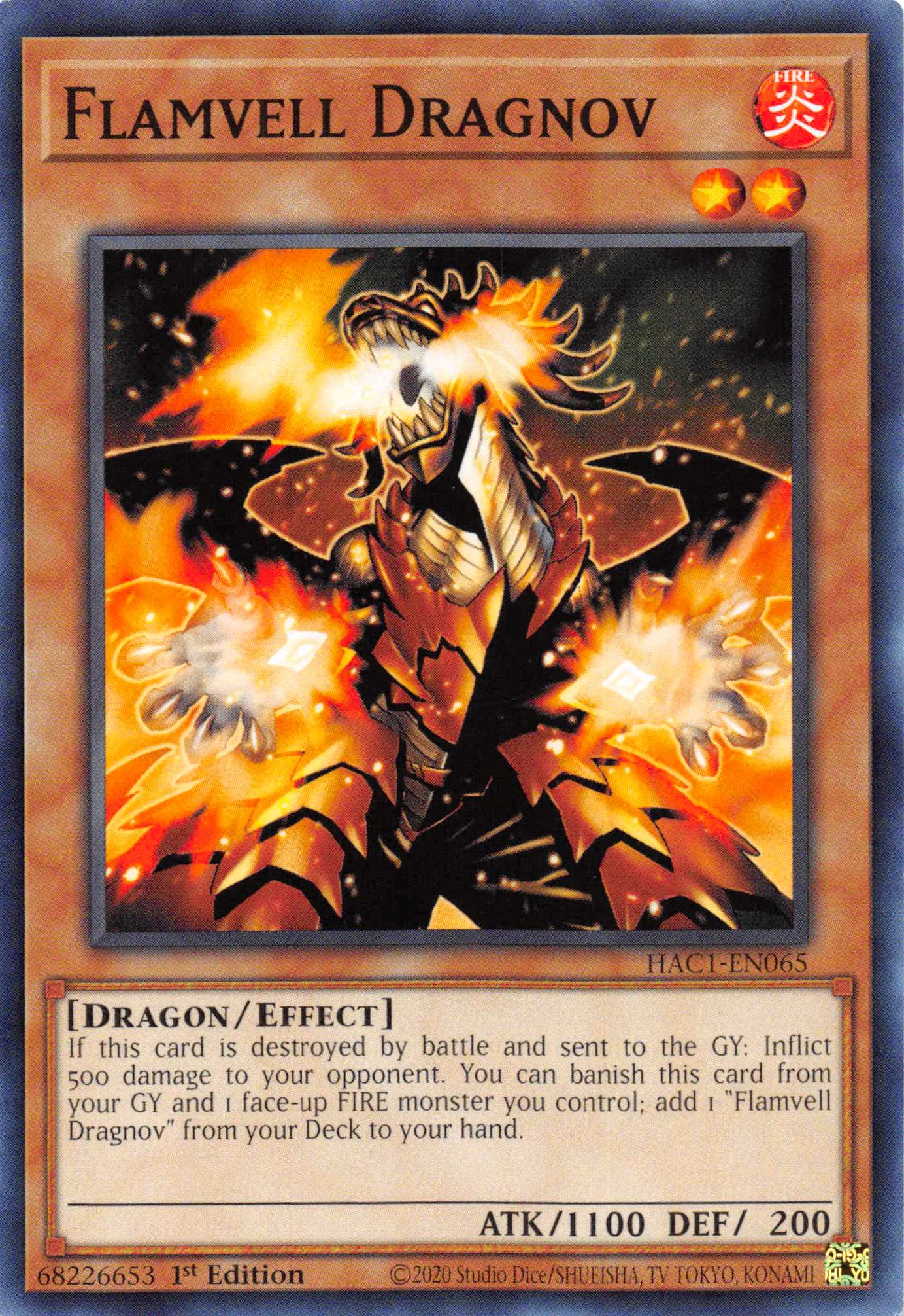 Flamvell Dragnov [HAC1-EN065] Common | Arkham Games and Comics