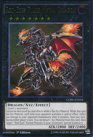 Red-Eyes Flare Metal Dragon [CORE-EN054] Ultimate Rare | Arkham Games and Comics