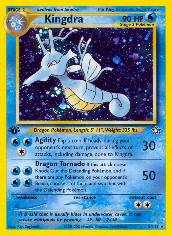 Kingdra (8/111) [Neo Genesis 1st Edition] | Arkham Games and Comics