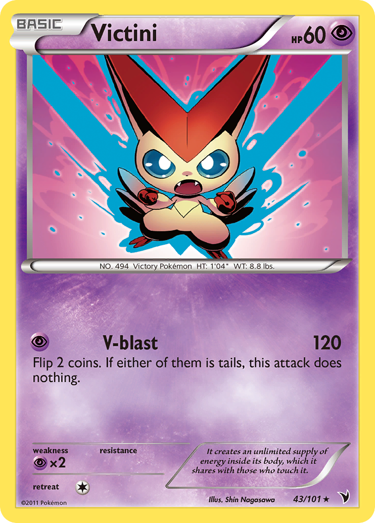 Victini (43/101) [Black & White: Noble Victories] | Arkham Games and Comics