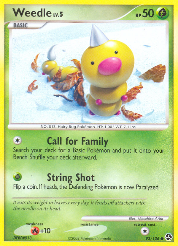 Weedle (93/106) [Diamond & Pearl: Great Encounters] | Arkham Games and Comics