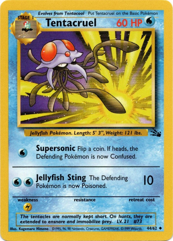 Tentacruel (44/62) [Fossil Unlimited] | Arkham Games and Comics