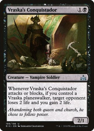 Vraska's Conquistador [Rivals of Ixalan] | Arkham Games and Comics