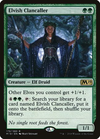 Elvish Clancaller [Core Set 2019] | Arkham Games and Comics