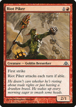 Riot Piker [Dragon's Maze] | Arkham Games and Comics