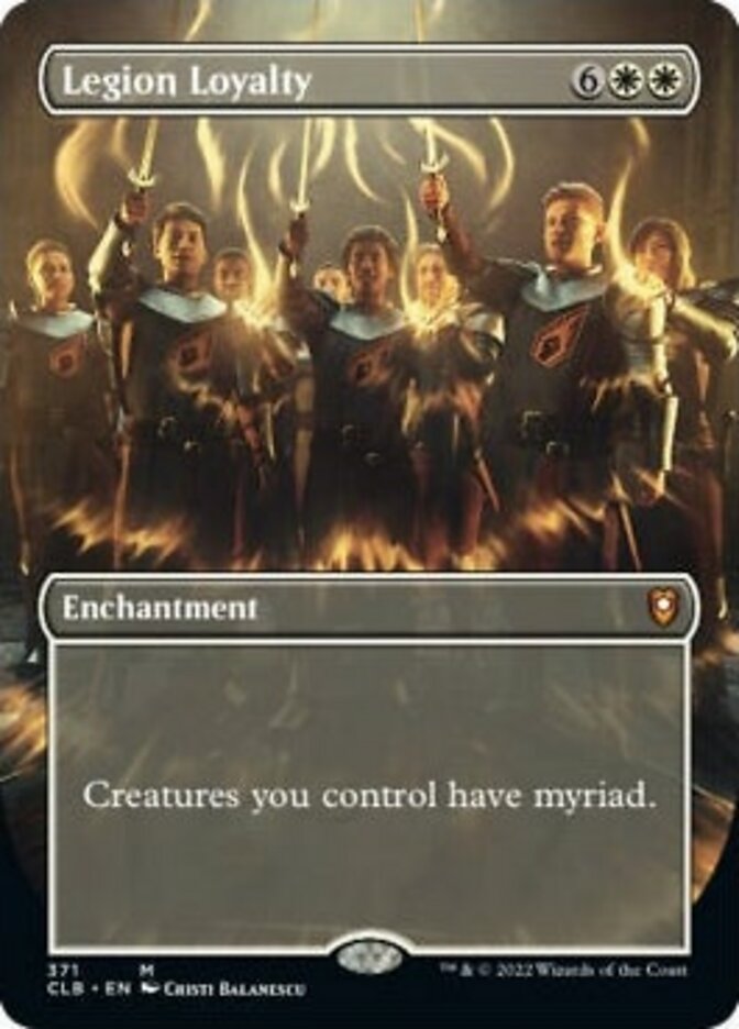 Legion Loyalty (Borderless Alternate Art) [Commander Legends: Battle for Baldur's Gate] | Arkham Games and Comics