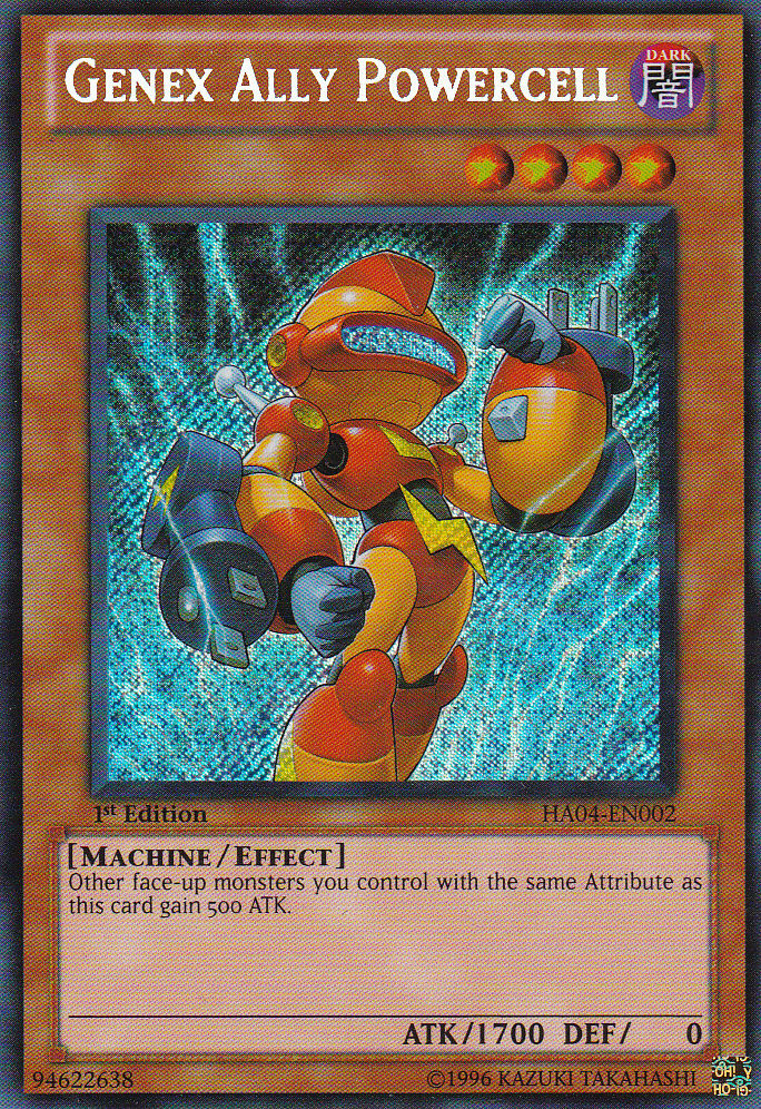 Genex Ally Powercell [HA04-EN002] Secret Rare | Arkham Games and Comics