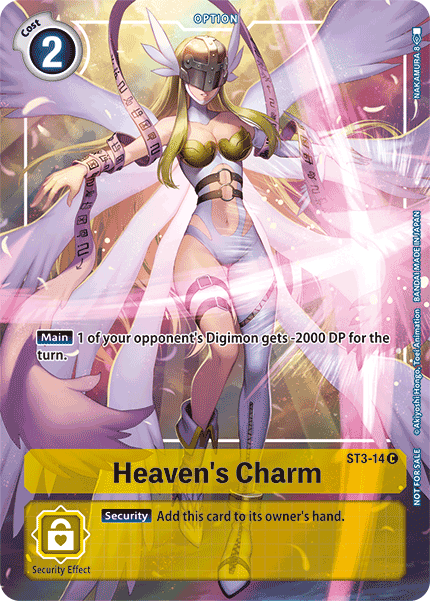 Heaven's Charm [ST3-14] (Tamer's Evolution Box) [Starter Deck: Heaven's Yellow Promos] | Arkham Games and Comics