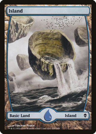 Island (237) - Full Art [Zendikar] | Arkham Games and Comics