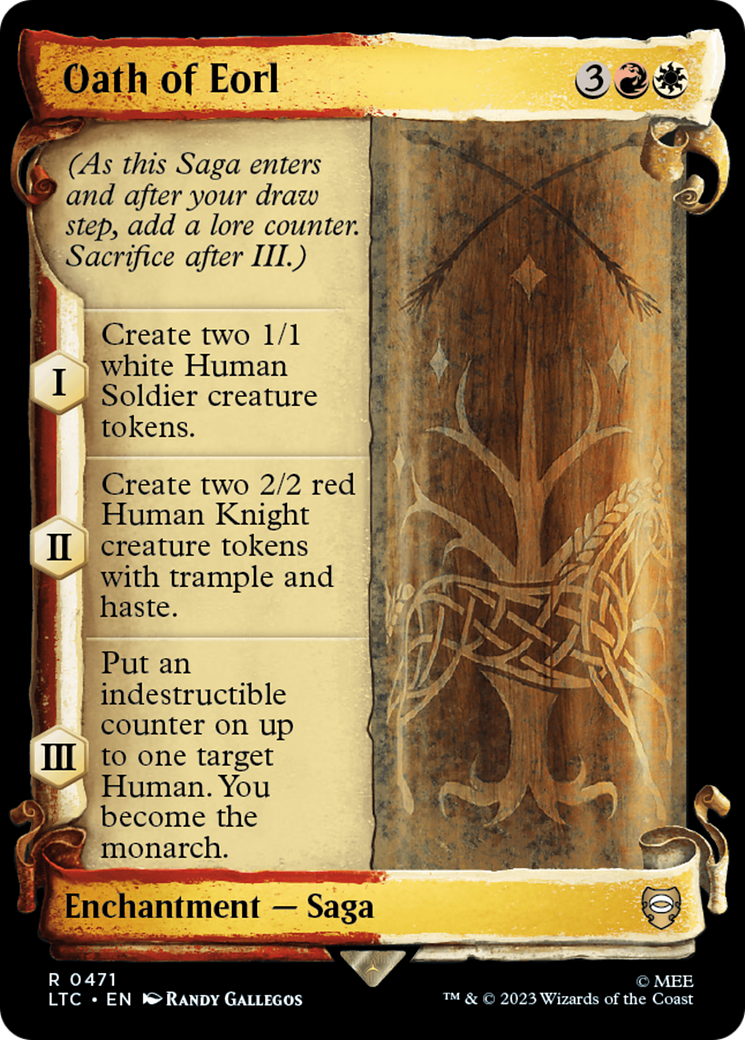 Oath of Eorl [The Lord of the Rings: Tales of Middle-Earth Commander Showcase Scrolls] | Arkham Games and Comics